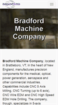 Mobile Screenshot of bradfordmachine.com